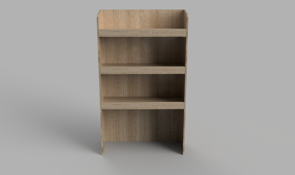 Interstar MWB 2010 Onwards - Straight Bulkhead Plywood Shelving Unit