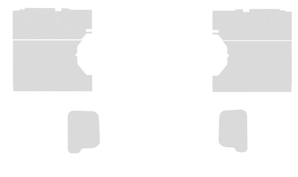 Relay LWB Crew 2006 Onwards - Grey Plastic Sides & Door Pads