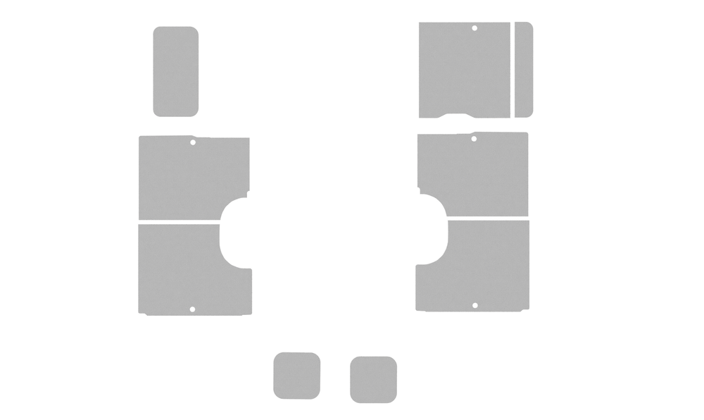 Relay XLWB 2006 Onwards - Grey Plastic Sides & Door Pads