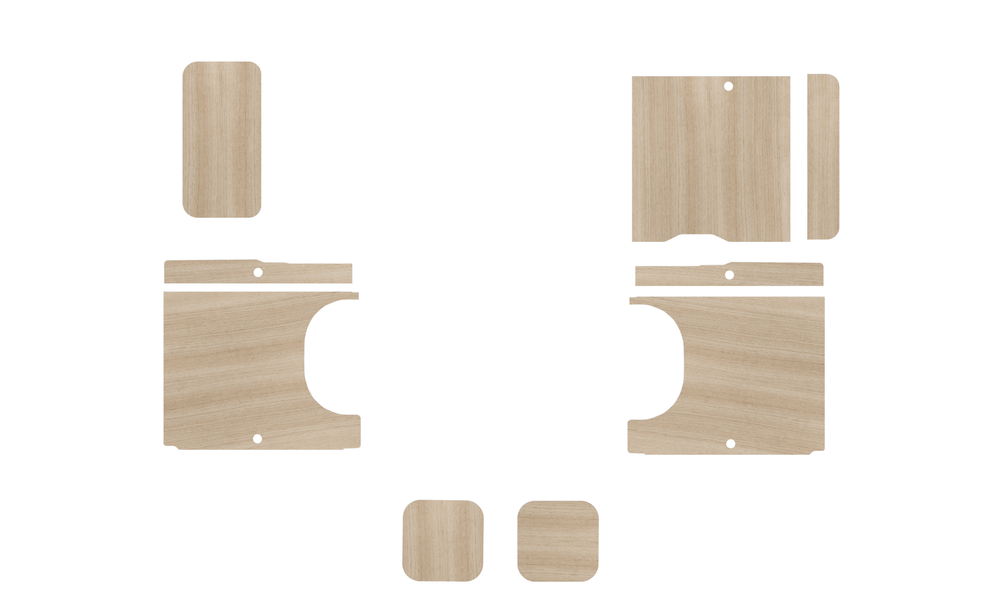 TGE MWB 2017 Onwards - Plywood Sides & Door Pad