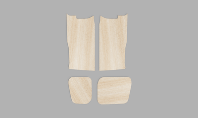 Doblo LWB Crew 2022 Onwards - Plywood Sides & Door Pad