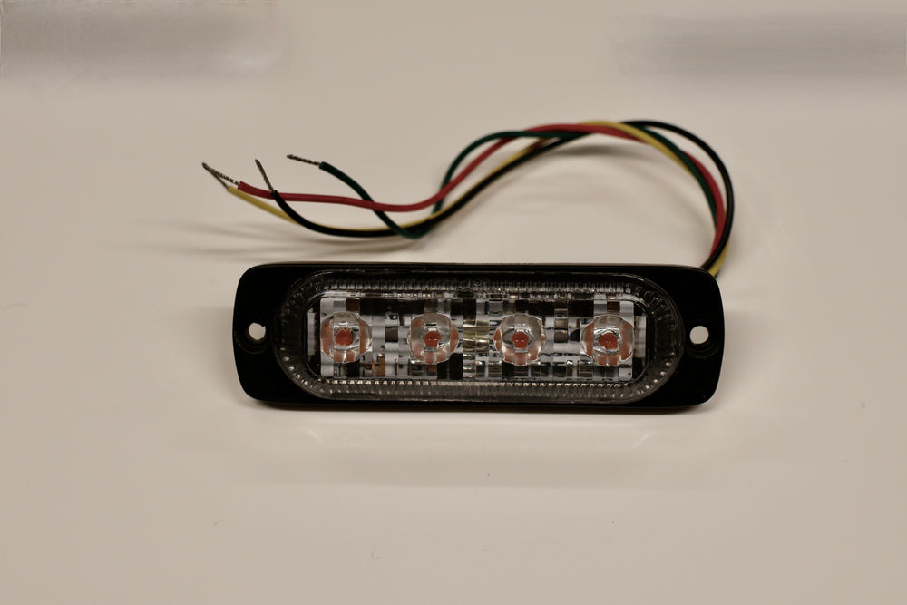 2 Front Amber Warning Flashers