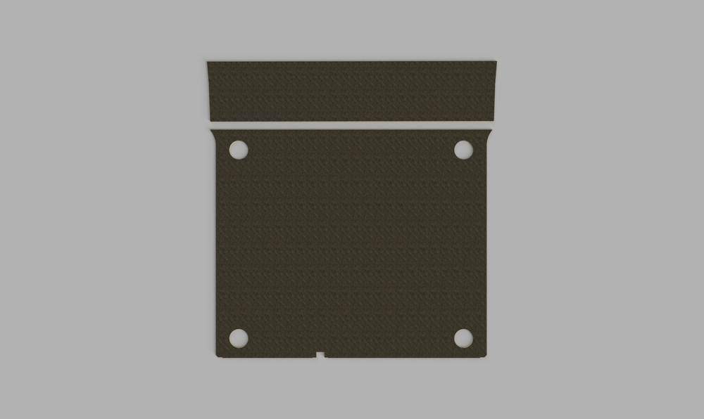 Doblo SWB Crew 2022 Onwards - Standard Brown Phenolic Floor