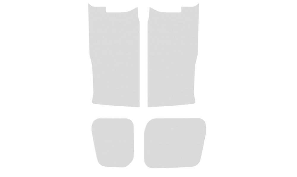 Berlingo LWB Crew 2018 Onwards - Grey Plastic Sides & Door Pads