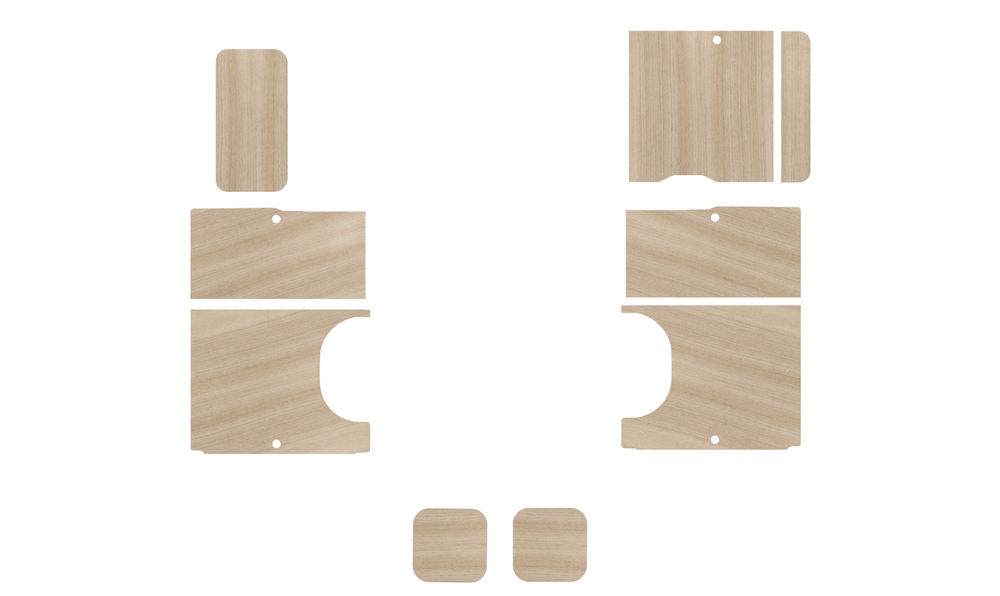 Movano LWB 2021 Onwards - Plywood Sides & Door Pad